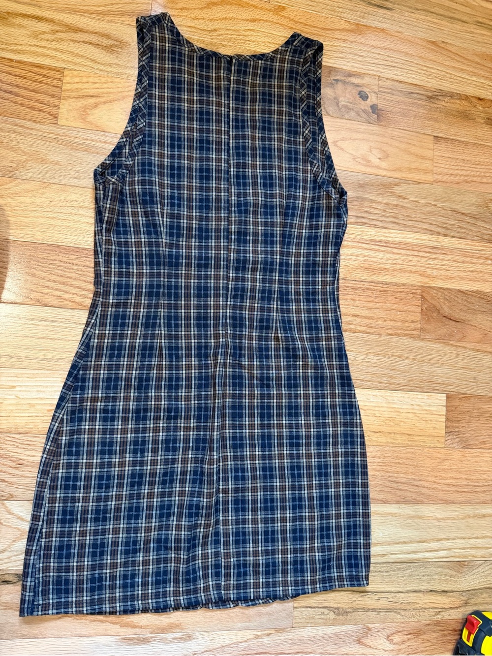 Brandy Melville Plaid Mini Dress - Picture 2 of 6